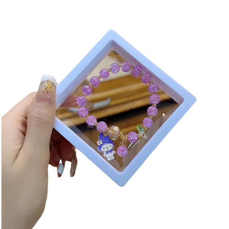 Popcorn beaded bracelet colorful cartoon crystal bracelet gift box Milo pearl opal jewelry