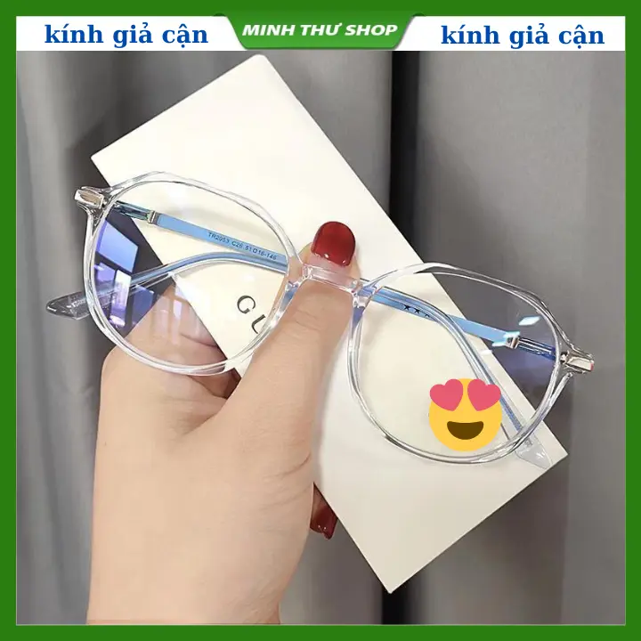 Kính Giả Cận Thời Trang Mắt Tròn Chống Tia UV Phong Cách Hàn Quốc giá rẻ đẹp hottrend