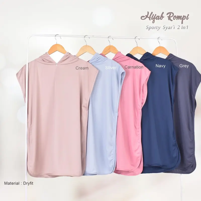 Hijab Sport Rompi 2 in 1 2