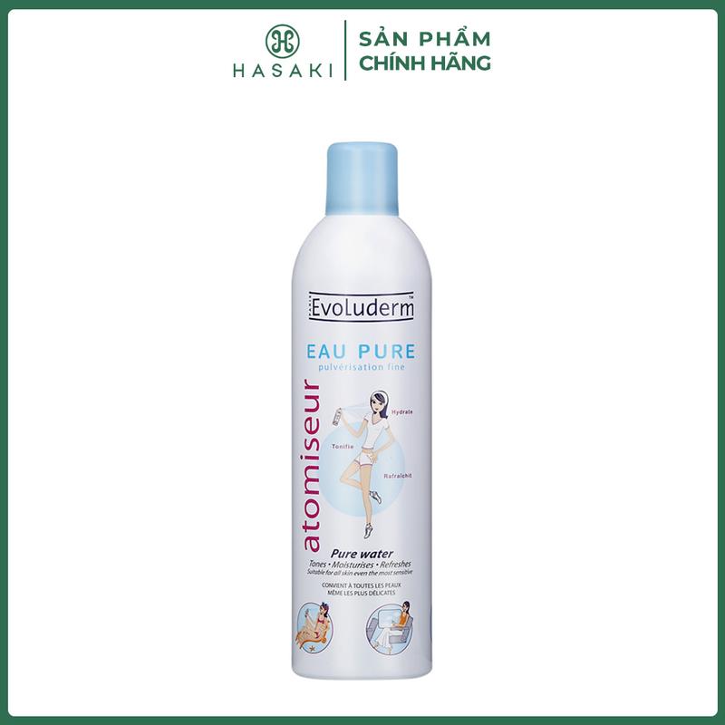 Xịt Khoáng Evoluderm Dưỡng Ẩm Cấp Nước & Làm Dịu Da 400ml | HASAKI BEAUTY