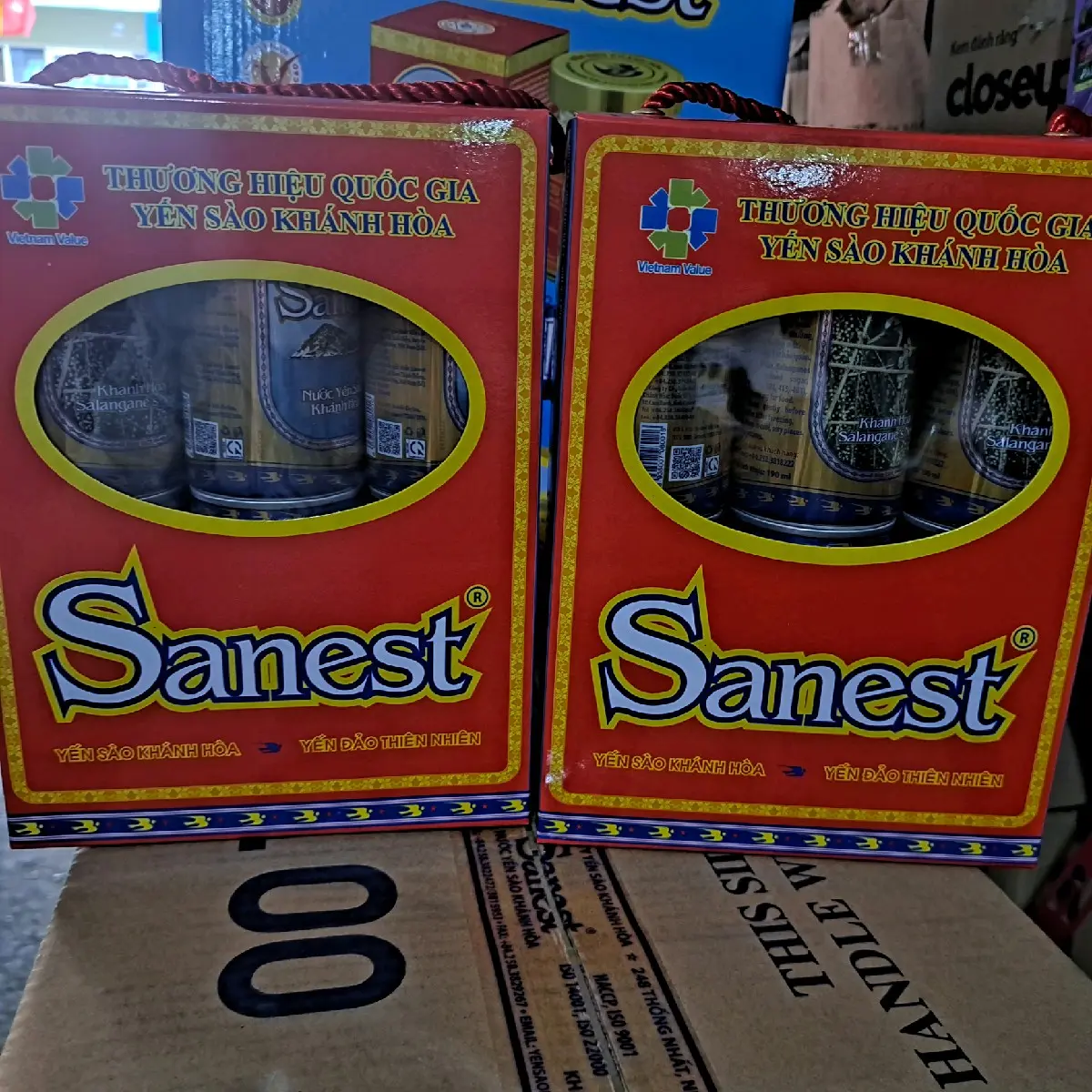 Nước Yến Sào Khánh Hòa Sanest 1.140ml (6 lon ×190ml)