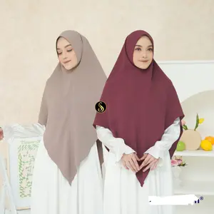 Khimar Syari Nabeela Reborn (Nikita) Soft Pad Antem Crinkle AirFlow HQ Hijab Instan
