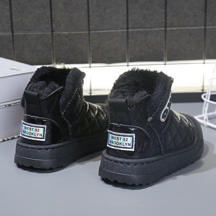 Product Introduction of JINTOHO Kids Winter Shoes Outdoor Warm Fur Boots Fashion Waterproof Girls Boots 25