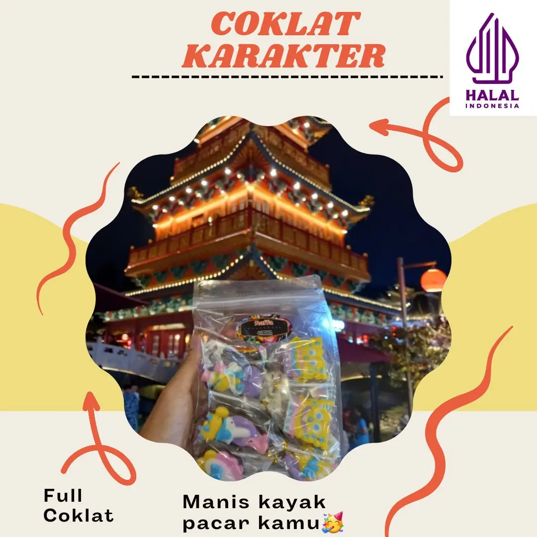 paket coklat karakter isi 25pcs/pack Chocolate Cokelat permen paku