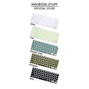 Keyboard COVER PROTECTOR Mac GREENIS compatible for Mac NEW AIR PRO M1 MAX 11 12 13 14 15 16 INCH NON / CD ROOM / TOUCHBAR 2020 2021 laptop