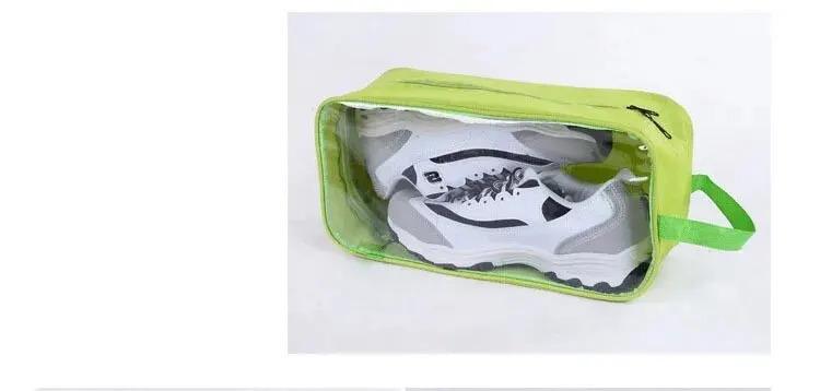 Product Introduction of 1PCS Promotion Polyester Waterproof Casual Travel Shoe Bags With Handle 18