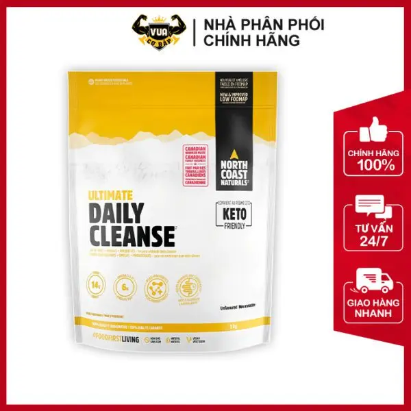 Bột Chất Xơ Organic Ultimate Daily Cleanse Thực Vật - North Coast Naturals