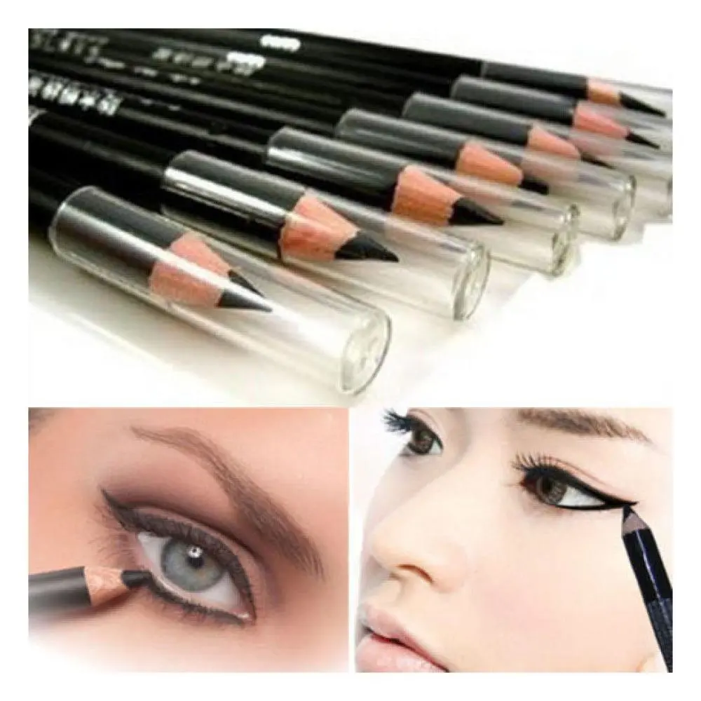 Fashion Smooth Lasting Black Waterproof Makeup tool Eyeliner Pencil