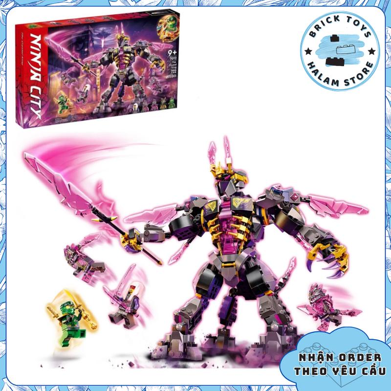 Đồ chơi lắp ráp Ninjago 7012 71772 Crystal King - Xếp hình Ninja City Vua pha lê