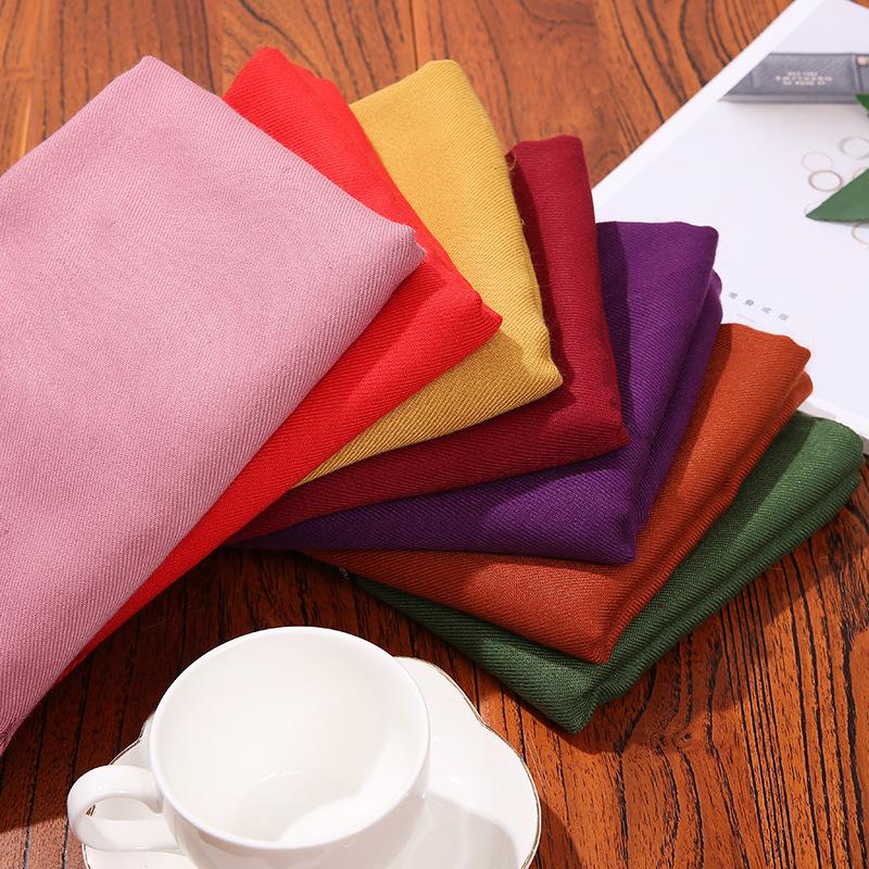 ผ้าพันคอแคชเมียร์ ผ้าคลุมไหล่ผู้หญิง 255g ขนาด200x35cm ผ้า พันคอ ลิเวอร์พูล นัก ศึกษา ปลอก แขน สี ดํ