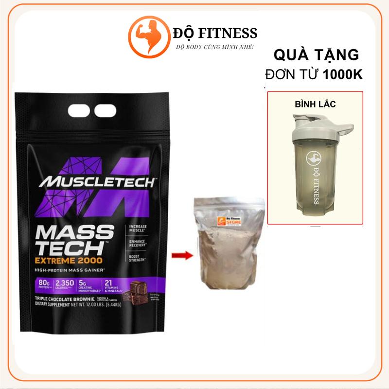 Mass Tech Extreme 2000 5,4kg Muscletech (túi dùng thử 1kg) - thực phẩm bổ sung thể hình