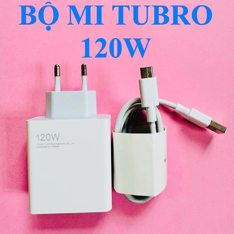 Bộ Sạc nhanh M.iTu.bro 120w Sạc siêu nhanh hiển thị tu.bro.Bảo hành 12 tháng Phụ Kiện Phone Kem Usb Type C 0