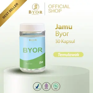 BYOR 30 Kapsul Original BPOM - Suplemen Herbal Ekstrak Temulawak