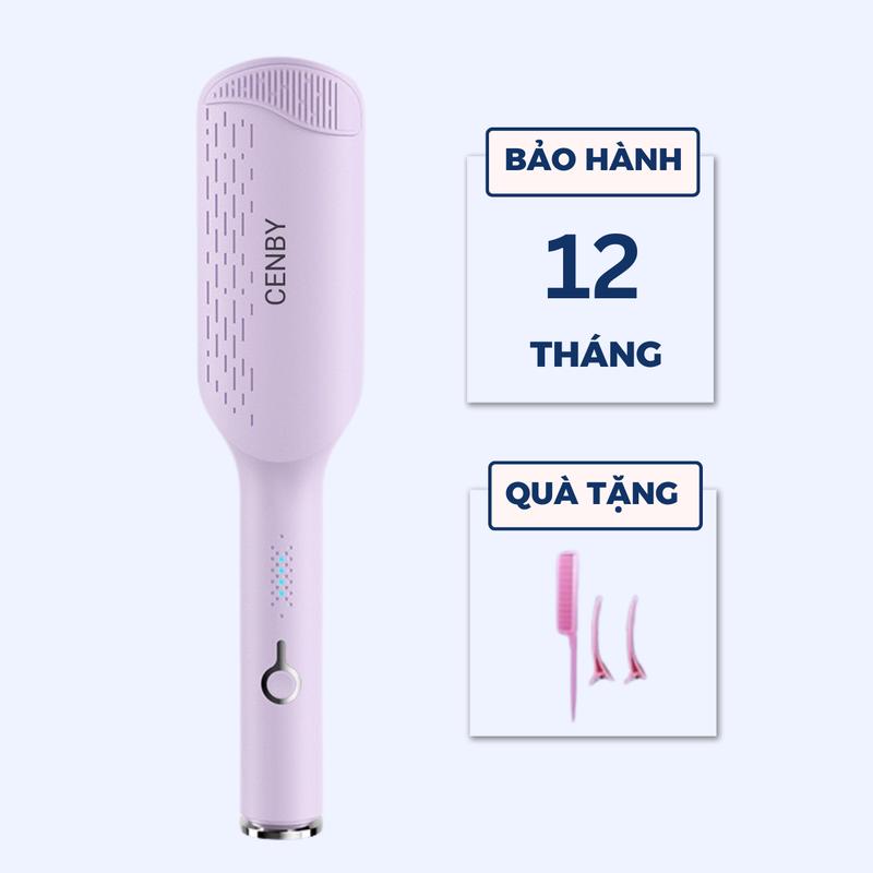 Máy uốn tóc xoăn sóng nước Hippie 32mm chất liệu gốm sứ Ceramic cao cấp CENBY - Bảo hành 12 tháng