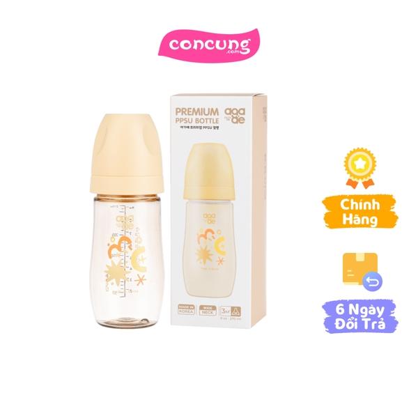 Combo 2 Bình sữa PPSU Aga-ae cao cấp 270ml (nắng mai)