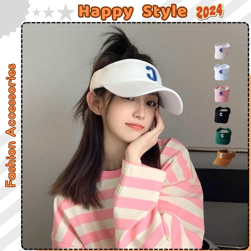 Mũ Lưỡi Trai Nửa Đầu Chữ C Nón Kết Tennis Chống Nắng Thể Thao Chất Kaki Form Unisex Nam Nữ N118 Hat Cap