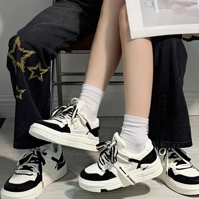 QQ45 Giày Warrior nam nữ giây kép trẻ trung hot 5