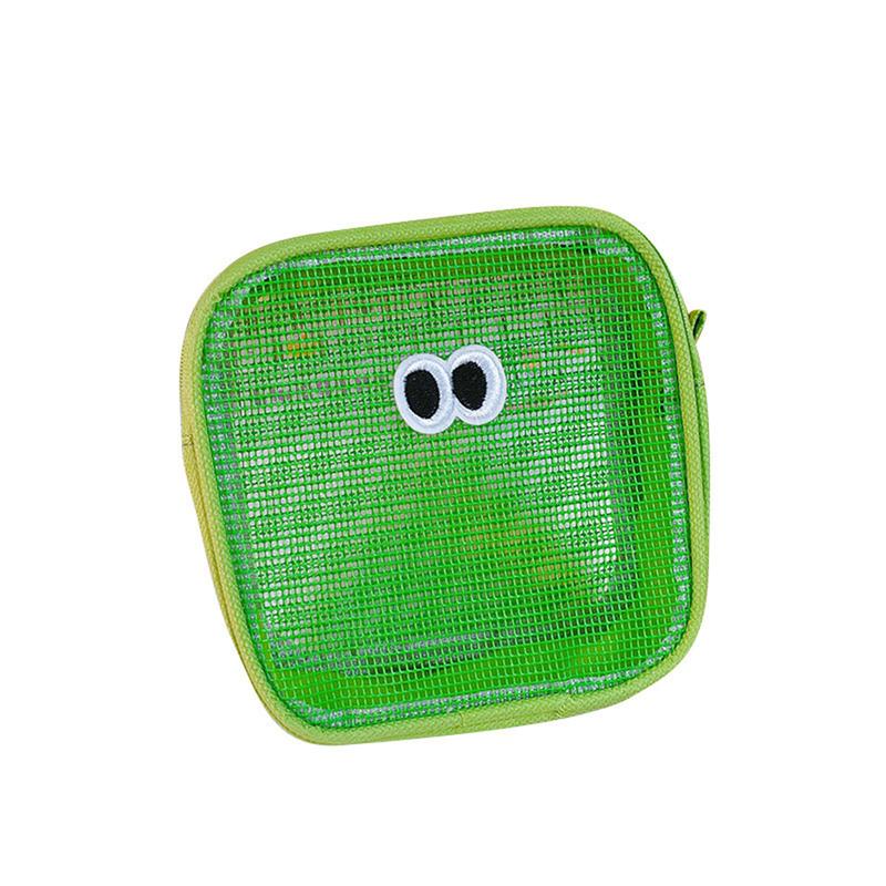 Product Introduction of Túi Đựng Mỹ Phẩm Lưới Trong Suốt, Màu Pastel Mới, Thiết Kế Mắt To Dễ Thương, Hộp Đựng Đồ Trang Điểm, Túi Trang Điểm Kawaii, Hộp Đựng Đồ Trang Điểm Cầm Tay, Túi Đựng Đồ Vệ Sinh Cá Nhân Nam Tim Bag Kem Da 27