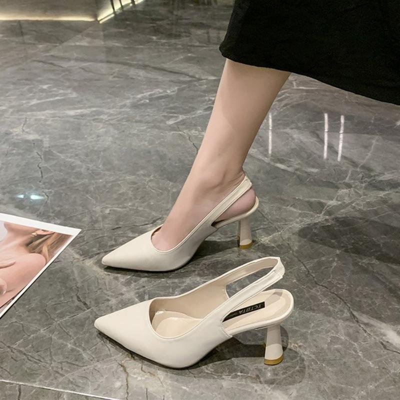Product Introduction of [SIÊU SALE] Mua một tặng một thời trang đơn giản Pháp mũi nhọn nữ giày cao gót tự nhiên tăng 7cm nhẹ nhàng thoải mái cao cấp mềm da lâu dài không mệt mỏi nữ giày cao gót + Gửi vớ | Mua giày tặng vớ 10