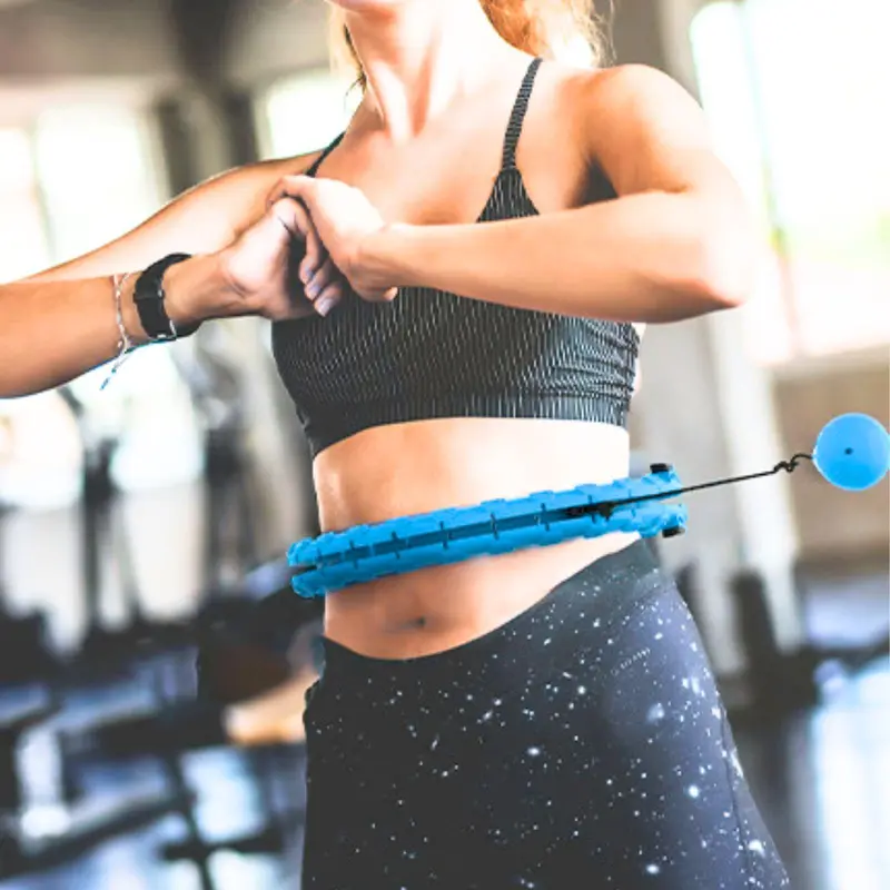 24 Knots Smart Fitness Hoop, Infinity Hoop, Fitness Massage Workout Equipment, Great for Adults and Beginners, Gym Accessories 8