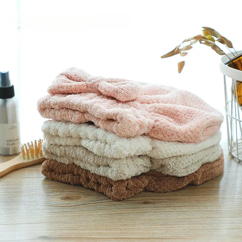 Mũ Tóc Khô, Dễ Thương, Dài, Hấp Thụ Nước, Nhanh Khô, Khăn Lau Tóc Khô, Mũ Tắm Nhanh Khô Nhà Tắm Khăn Tắm 4