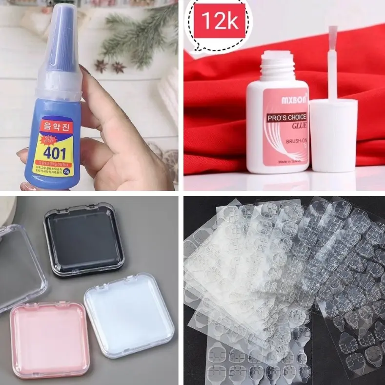 Phụ kiện làm Nail xinh (pk) - phụ kiện để gắn nail giả Women Nữ