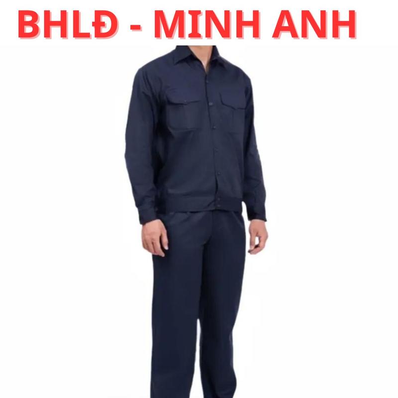Bộ quần áo bảo hộ lao động M15 Nam - Nữ Menswear Màu Tím Than