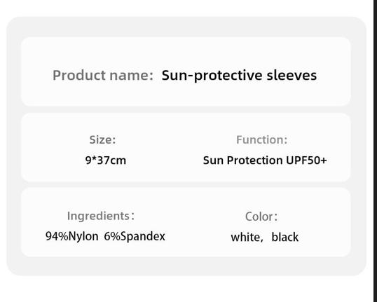Product Introduction of SOLOEVER ปลอกแขนฤดูร้อน UPF50+ กันแสง UV พร้อมปลอกนิ้ว สำหรับปั่นจักรยานและกีฬา - ออกกำลังกาย, กลางแจ้ง ออกกำลังกาย กลางแจ้ง Sport ปลอก แขนกัน 0