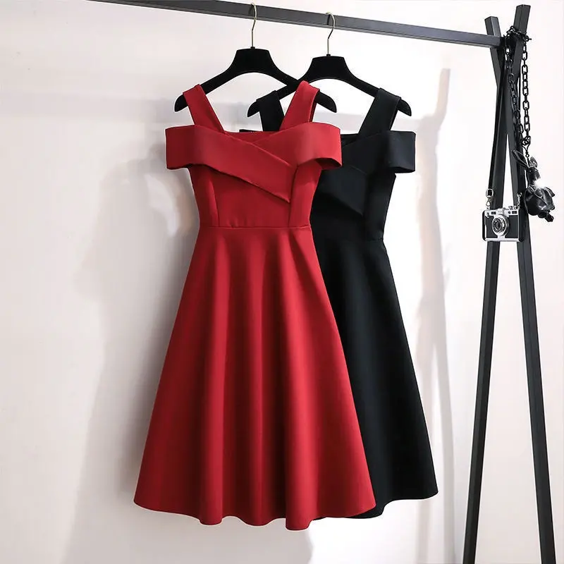 2025 New formal Women's dress Korean-Style Loose Sleeveless Suspender Skirt  Dress Plus Size pink dress for woman casual Clothes Womenswear Lingerie  Summer - TikTok Shop Philippines