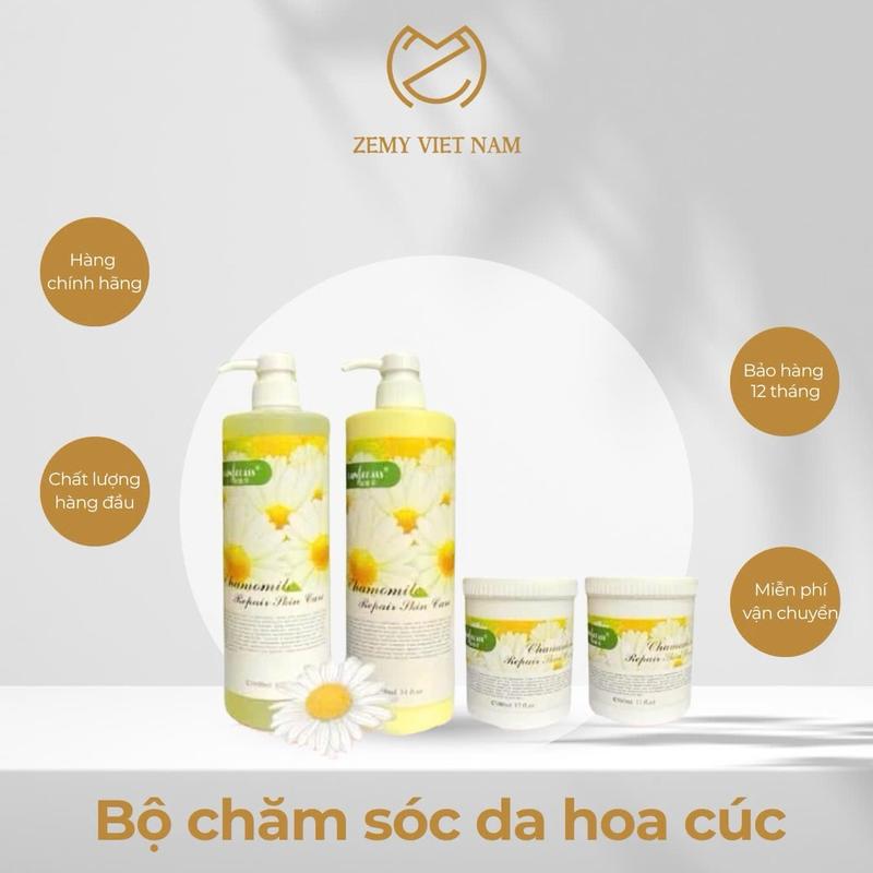 Kem massage da mặt Tẩy da chết Sữa rửa mặt Nước hoa hồng Hoa Cúc Skincare Dưỡng Da Mặt