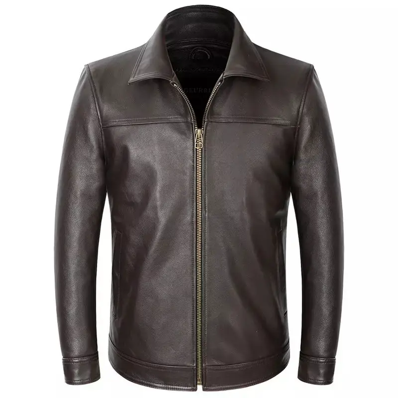 jaket kulit pria 100% original dari kulit domba kualitas nomor satu super lembut dan halus 1
