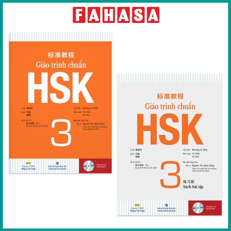 Combo Sách Giáo Trình Chuẩn HSK 3 - Sách Bài Học Và Bài Tập (Bộ 2 Cuốn)