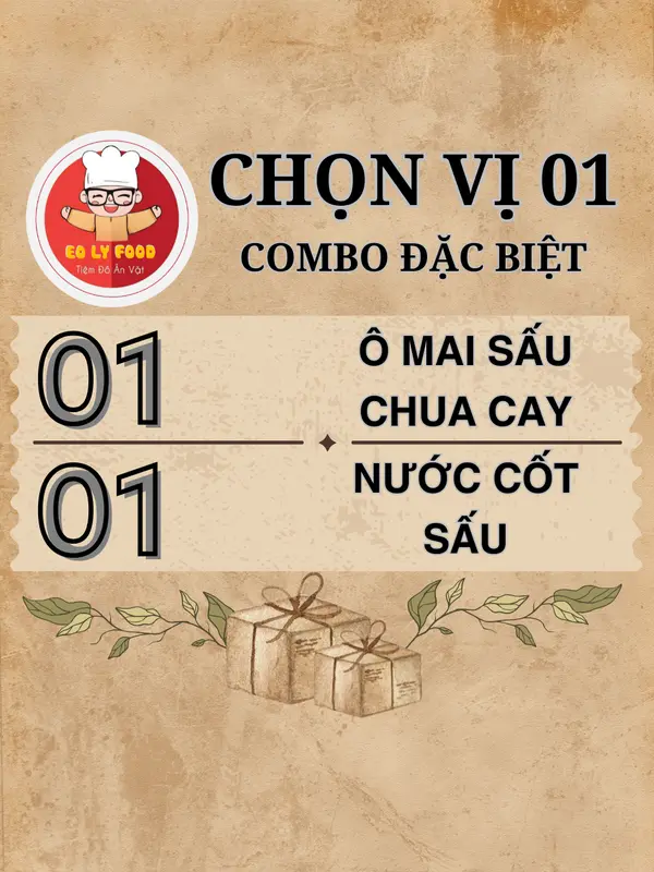 ( ĐẶC BIỆT ) Sấu giòn Chua Ngọt & Chua Cay + Nước cốt sấu ngâm - EOLYFOOD - Đặc sản Hà Nội 2