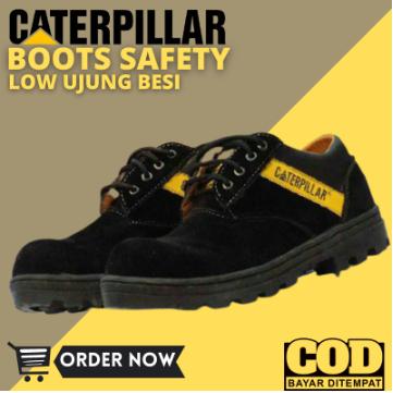 Sepatu Boots Safety SBY Low Sepatu Ujung Besi Hiking Outdoor Touring 4