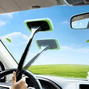 車の窓ガラスクリーニングブラシ、車のフロントガラスクリーナー、ウィンドウクリーニングツール、長いハンドルの自動ガラスワイパー、プロフェッショナルな車のクリーニングツール