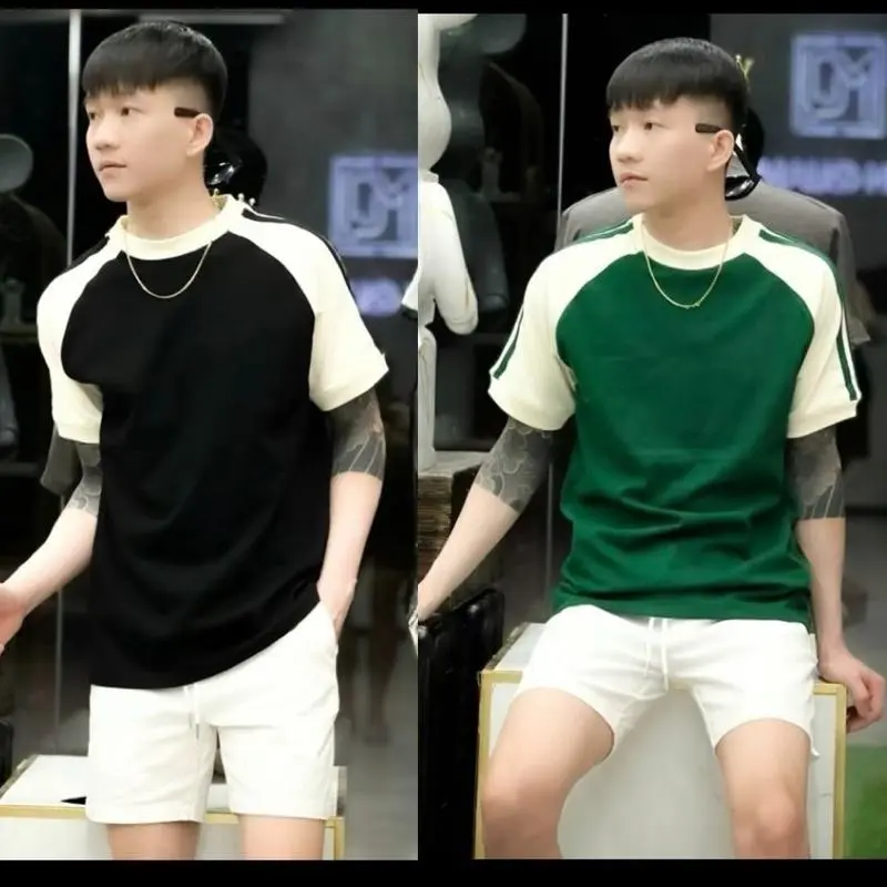 Áo thun nam cổ tròn co giãn thoải mái thấm hút mồ hôi Menswear
