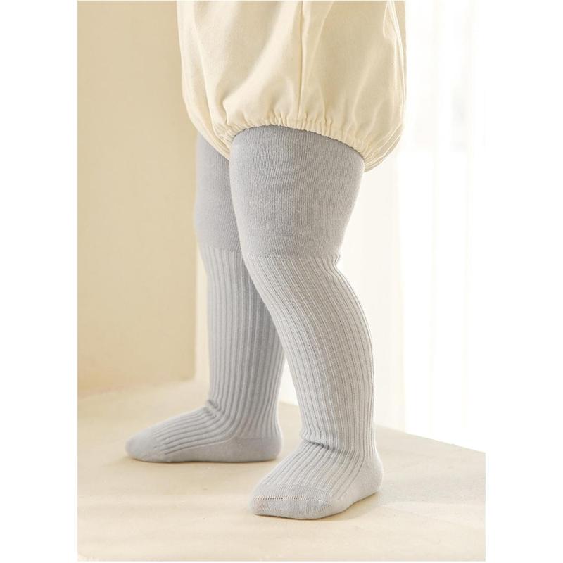 Product Introduction of Warm Knitted Baby Tights Cotton Breathable Kids Pantyhose Solid Color Children Leggings 17