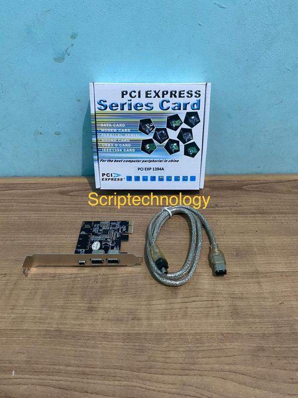 Pcie Card 1394 Firewire Pci Express Card firewire 1394a Bawaan 0