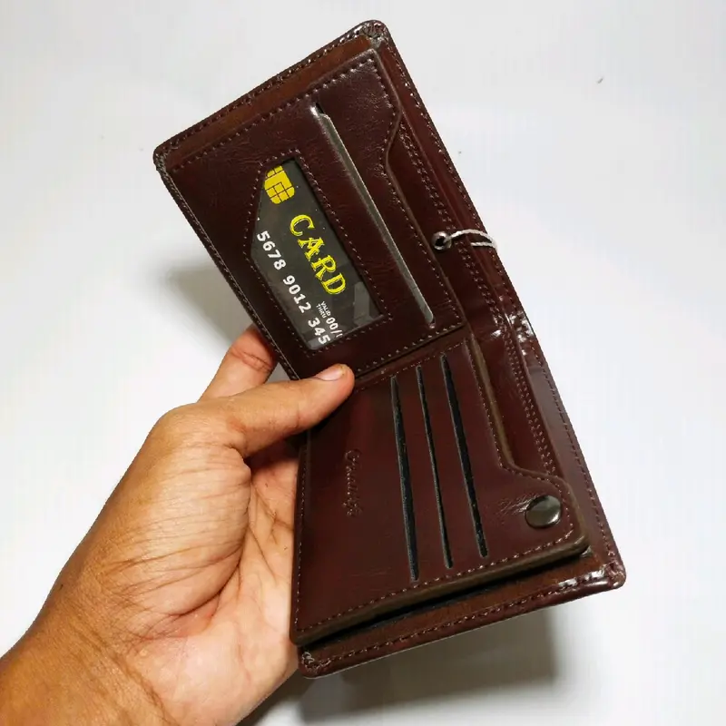 PROMO COD DOMPET PRIA KULIT ASL 100% ORIGINAL/ DOMPET KULIT LEMBUT ASLI GARUT/  Dompet wallet kulit pria Dompet Fashion daily Dompet Pendek Dompet Pendek 2