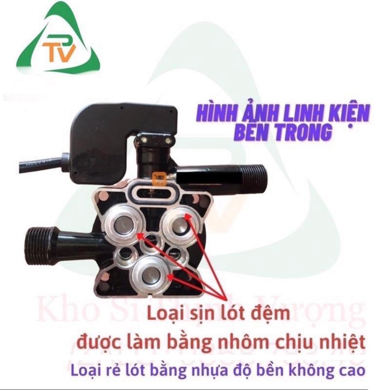 Đầu máy bơm rửa xe mini lõi nhôm (có kèm rơ le điện) 1