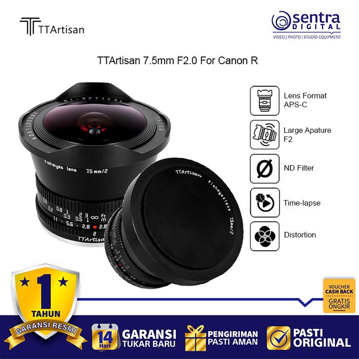 Gambar TTArtisan 7.5mm F2.0 Canon R Lens Ultra Wide untuk Fotografi Kreatif Lensa TT Artisan dari Sentra Digital Kota Surabaya Tokopedia