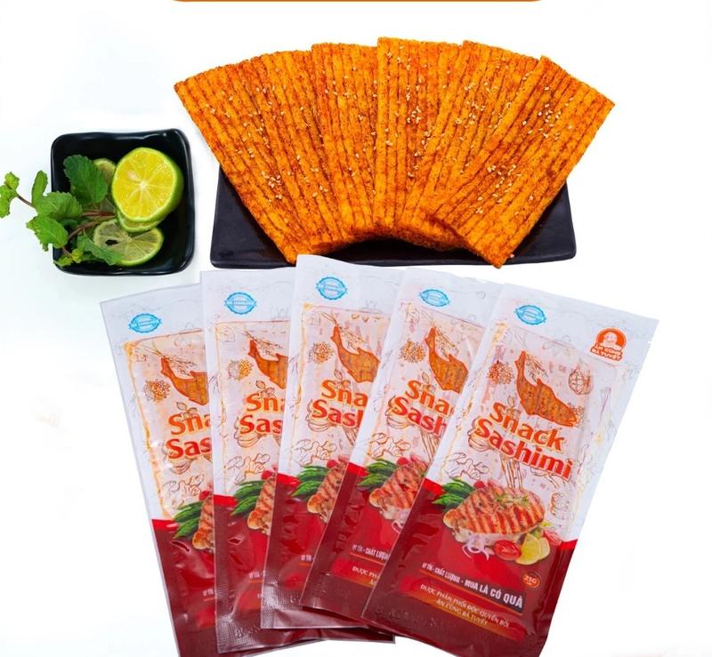 COMBO 20 gói SNACK SASHIMI Đồ Ăn Vặt Snack - Ăn Cùng Bà Tuyết Đồ ăn vặt CỔng trường Food Cay Thức Ăn tăm nhà trúng vàng của