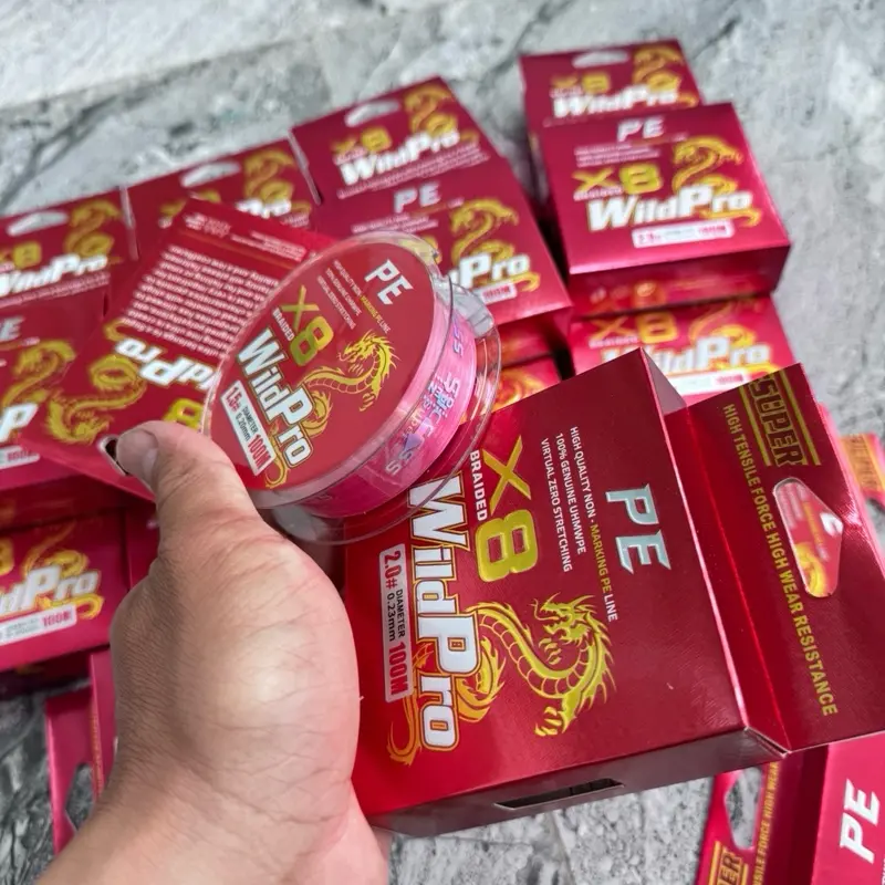 Dây PE x8 màu hồng cá tính - không phai màu