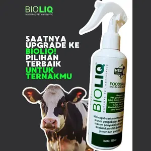 Bioliq Spray Antiseptik Herbal 250ML Ampuh untuk PMK atau Penyakit Mulut dan Kuku yang diderita SAPI