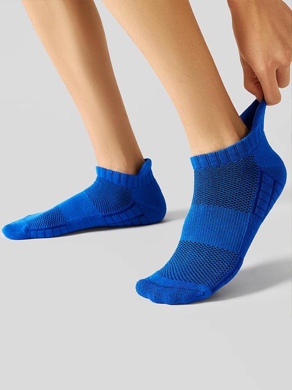 Men's Letter Print Ankle Socks, Casual Comfortable Breathable Low Cut Socks for Daily Wear, Multipack Knit Socks for Summer 2