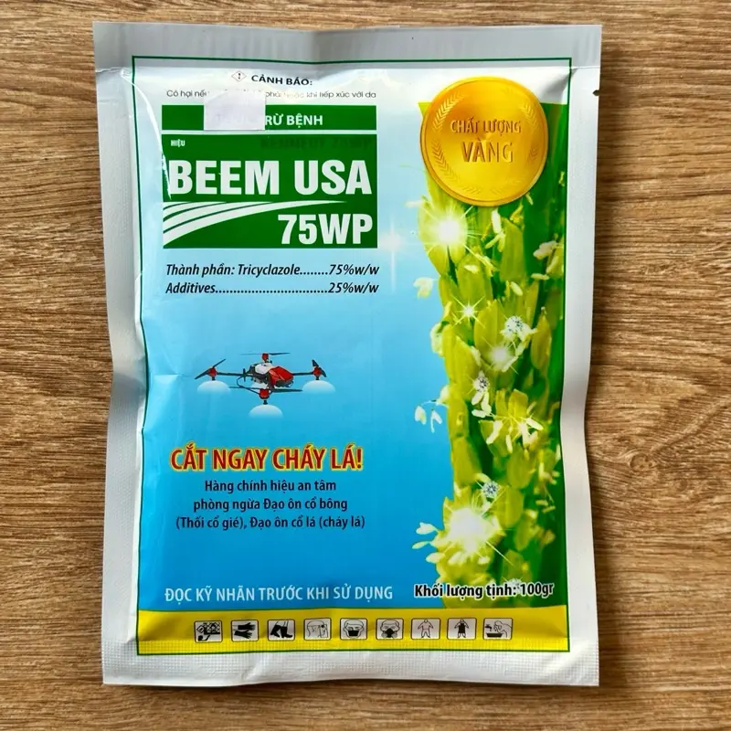 BEEM USA 75WP (Bim Mỹ) 100g chuyên quản lý đạo ôn lá, đạo ôn cổ bông