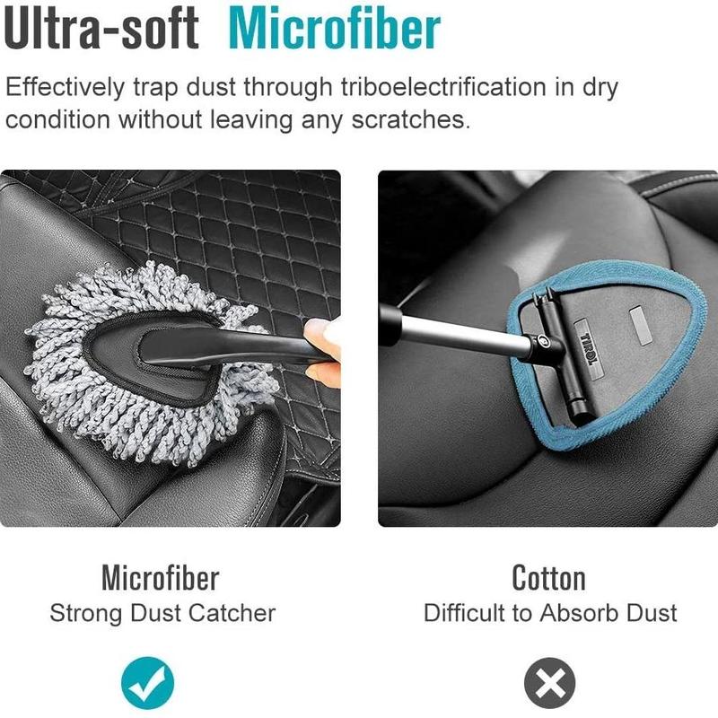 Product Introduction of Car Interior Cleaning Brush, Car Dust Removal Brush, Soft Car Cleaning Tool 13