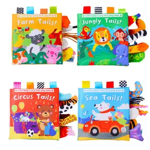 GROSIR Mainan Edukasi Anak Buku Bantal Bayi Cloth Book Pillow Soft Books