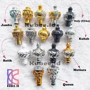 Tutup Batang Gorden Encup Tiang Cup SEPASANG