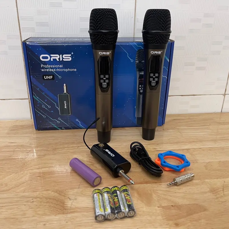 Micro không dây 0ris SM213A chỉnh EQ, chỉnh eco trên thân mic UHF (không dây) 1